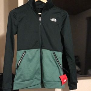 North face zip jacket